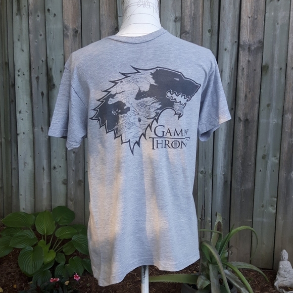 Game of Thrones Grey T-shirt Men's Size M Medium - Picture 2 of 7